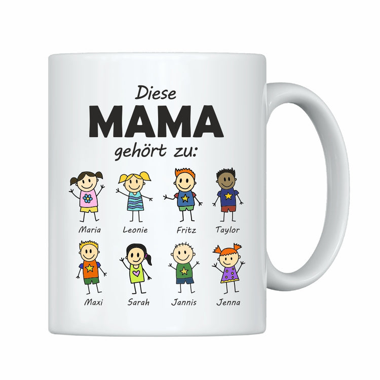 Tasse Diese Mama gehört zu