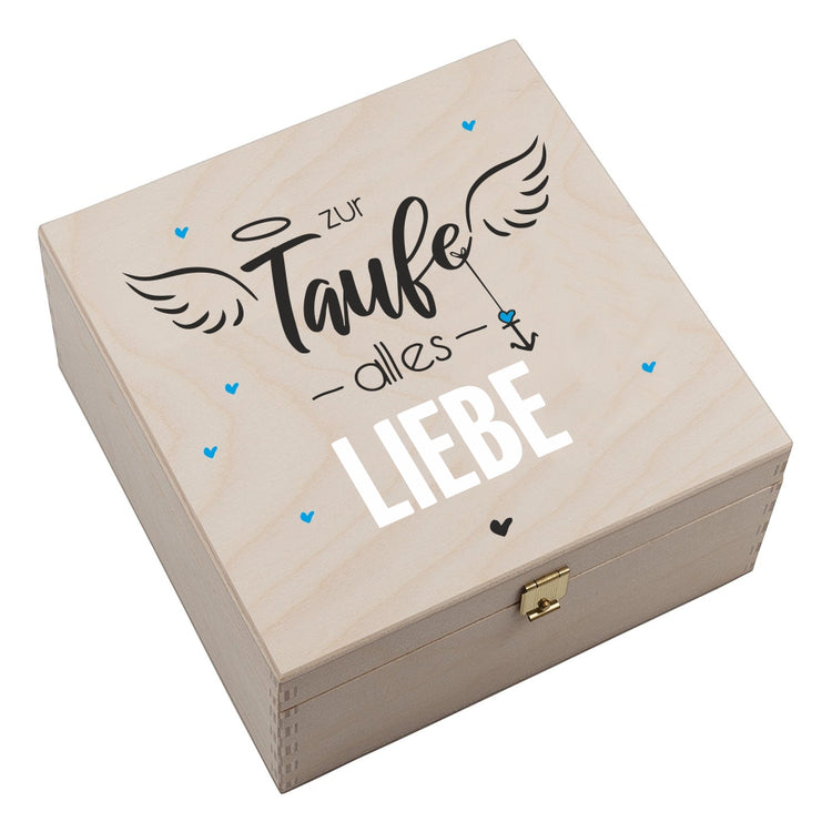 Hufeisen-Box Zur Taufe alles Liebe