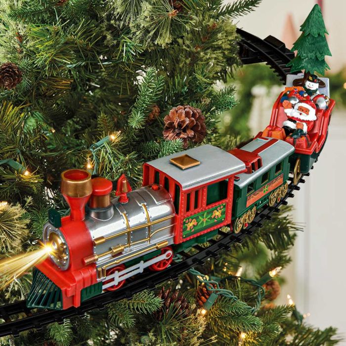 Weihnachtsbaum Zug Set - Weihnachtszug