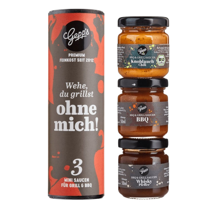 Wehe, du grillst ohne mich! - Geschenk-Set