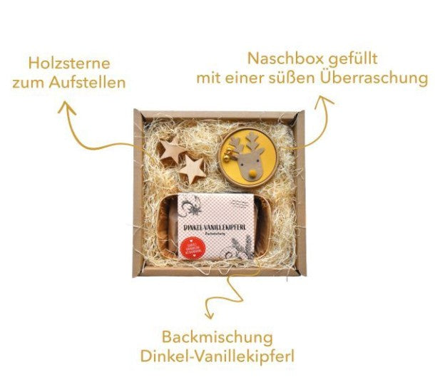 Geschenkbox - Weihnachtsplätzchen Geschenk Box