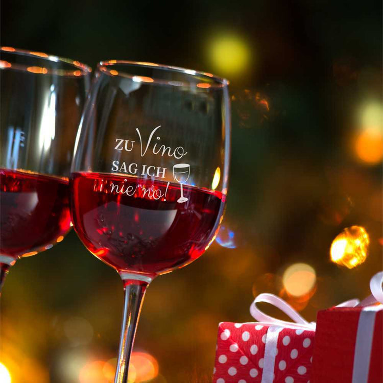 XXL Leonardo Weinglas Zu Vino sag ich nie no!