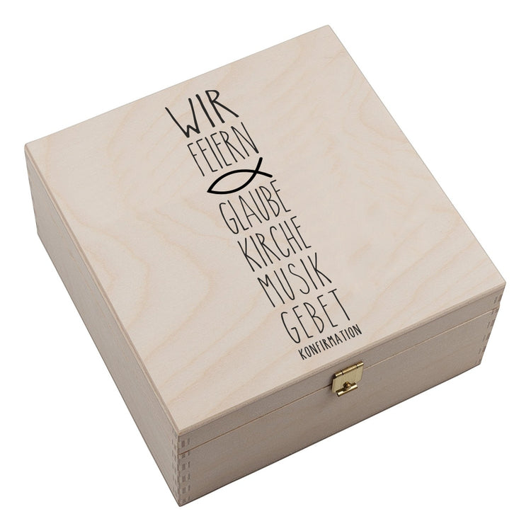 Hufeisen-Box Wir feiern - Glaube, Kirche, Musik, Gebet zur Konfirmation / Firmung / Kommunion