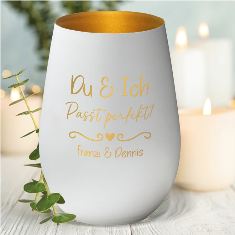 Windlicht Hochzeit Du_Ich