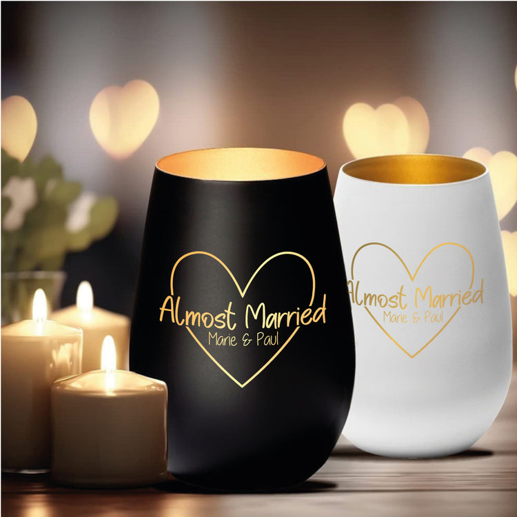Windlicht Hochzeit Almost Married