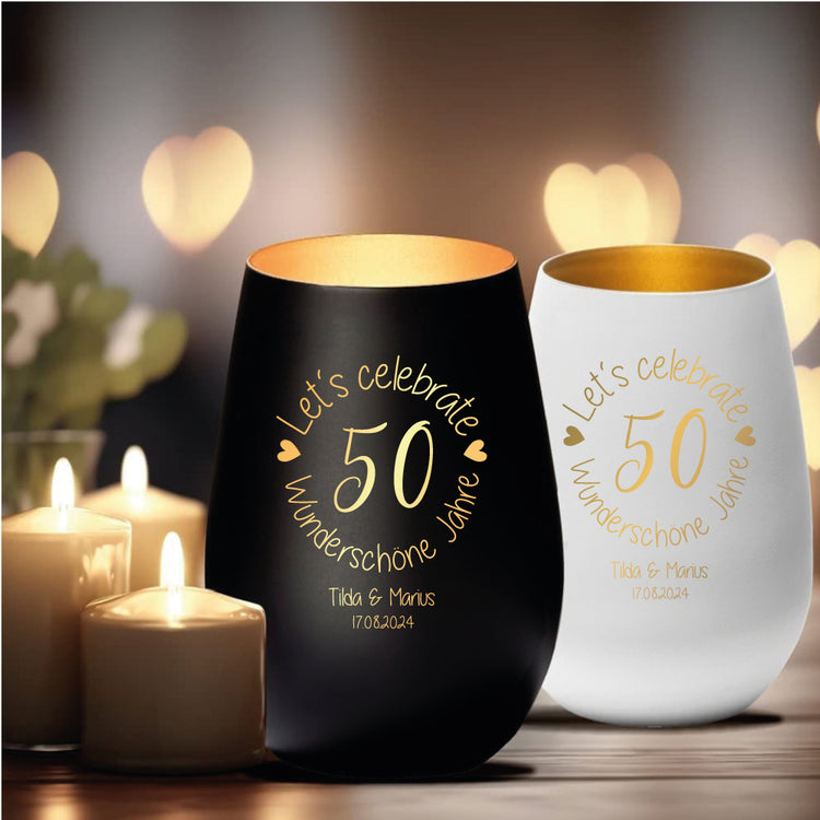 Windlicht goldene Hochzeit celebrate