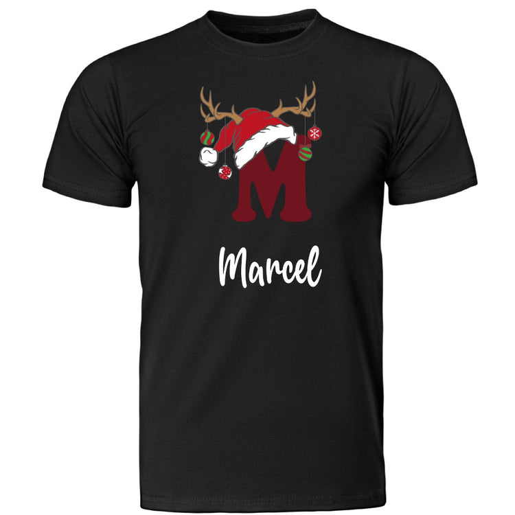 Kinder T-Shirt - Xmas Monogram