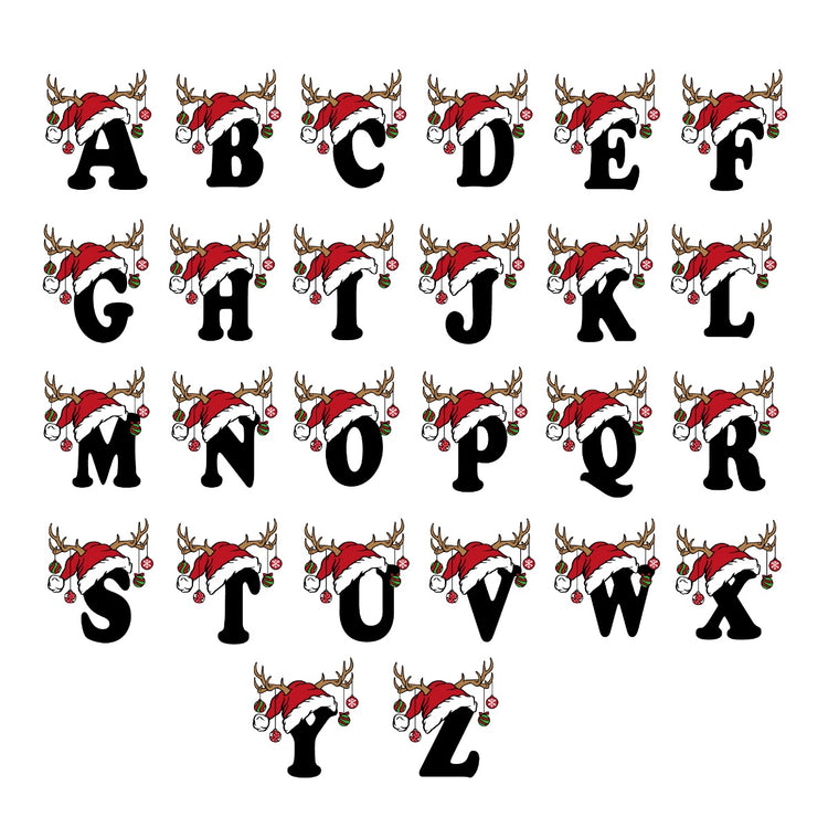 Weihnachtstasse - Monogram personalisiert